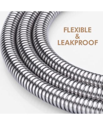 71" Shower Hose Stainless Steel, Extra Long Handheld Shower Head Hose Extension Replacement, Kink-Free Flexible Shower Hose Attachment