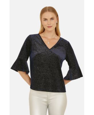 Women's Fluted Sleeve Relaxed Fit Top