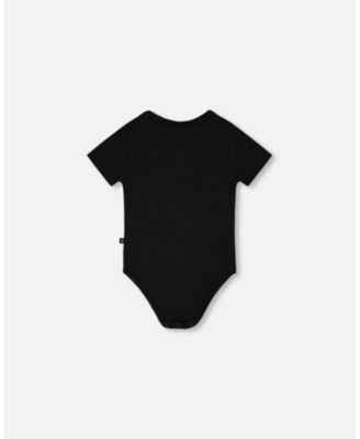 Baby Boys Evolutive Cotton Jersey "Mister Zebra" Onesie