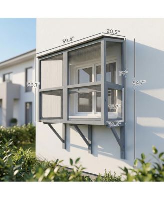 Catio Outdoor Cat Enclosure Windo Box 39.4"L,
