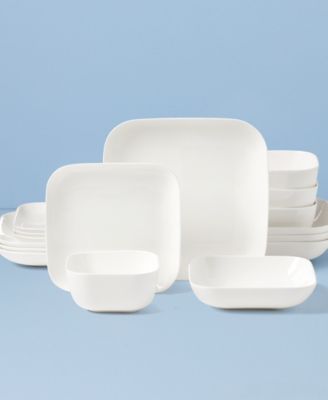 Studio 1414 Square 16-Pc. Dinnerware Set, Service for 4