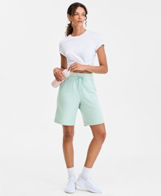 Women's Cotton-Blend Pull-On Bermuda Shorts