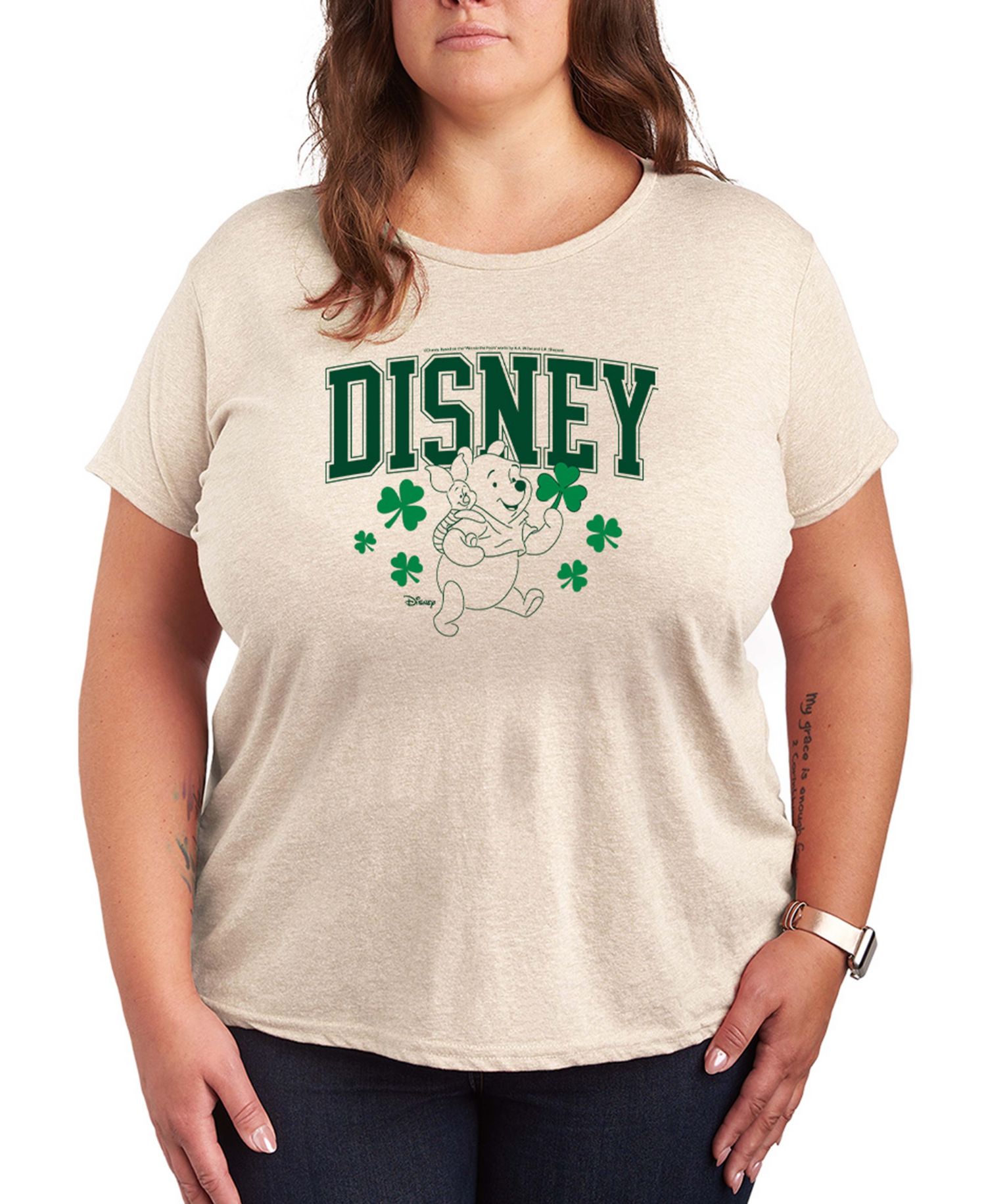 Plus Size Disney Winnie the Pooh Short-Sleeve Graphic T-Shirt