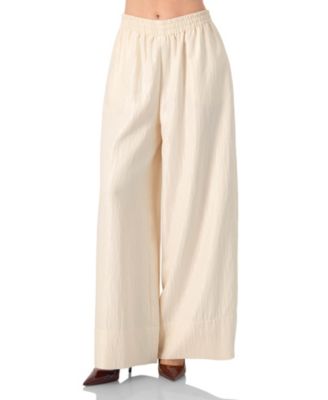 Women's High-Waisted Wide-Leg Trousers