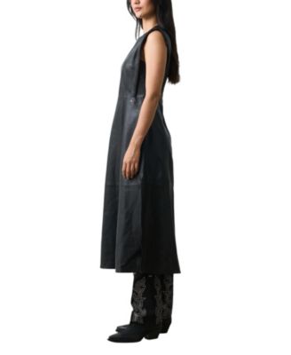 Women's Liora Semi Fitted Leather Dress