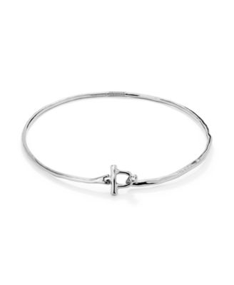 Metal Alloy Frint Closure Rigid Necklace