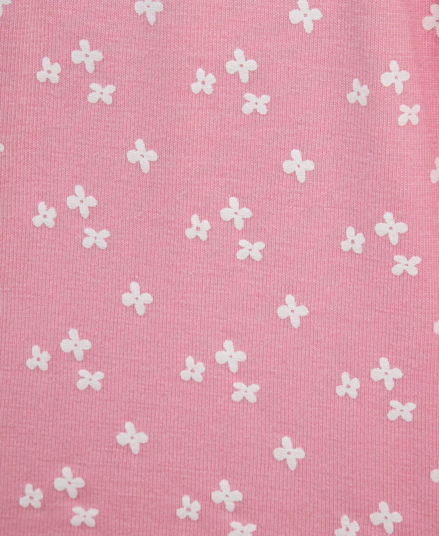 Baby Girls' Dainty Lilac Print Rompers, 2-Piece Set