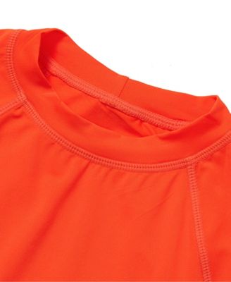 Big Boys Husky Sunshade UPF 50 Chlorine Resistant Short Sleeve Crew Neck Rash Guard