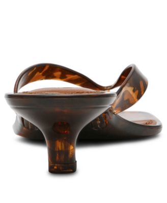 Women's Tracie-J Kitten-Heel Jelly Thong Sandals