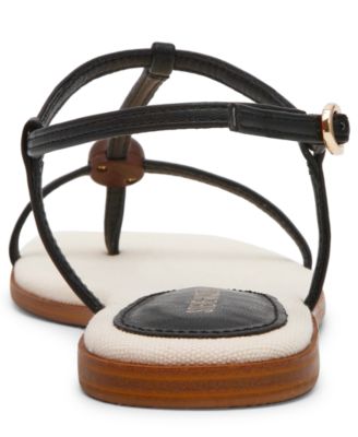 Women's Ritzy Ball-Stud Square Toe Flat Sandals