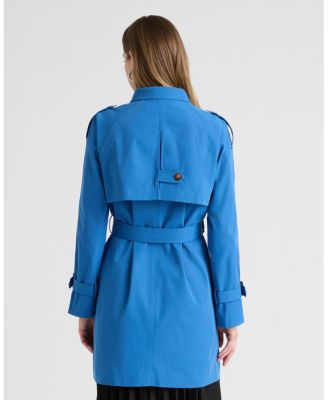Women's Trench Coat with Self Belt
