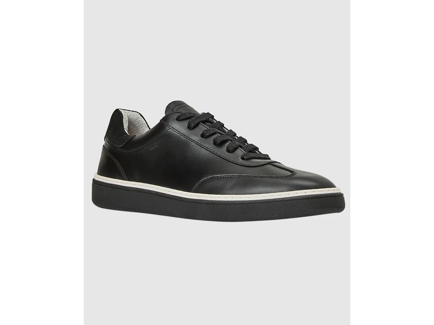 Мужские кроссовки Aquatalia Milano Lace-Up, цвет: Чёрный — фото 1