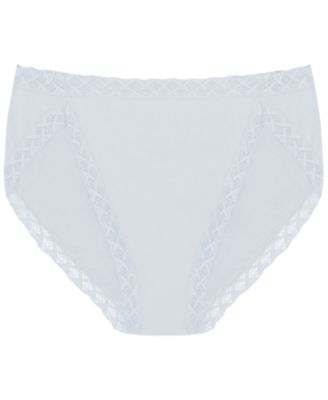 Women's Bliss Lace-Trim Cotton French-Cut Brief Underwear 152058