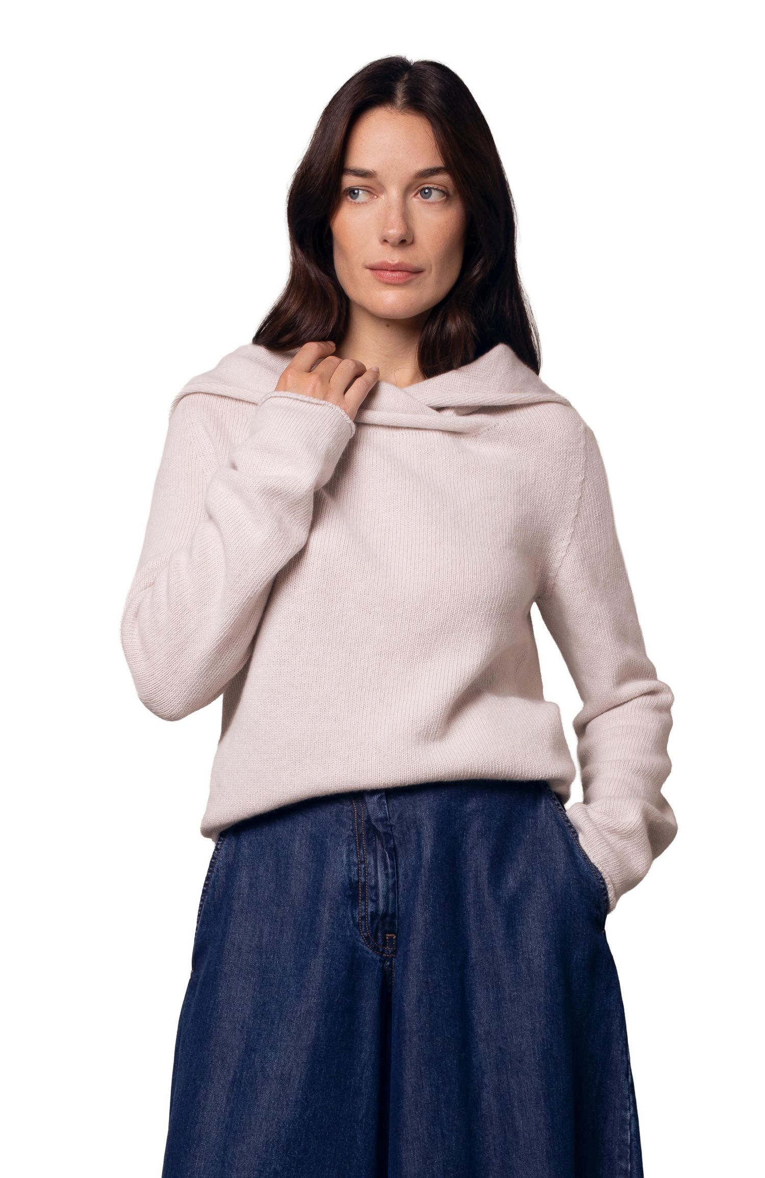 Women's Collared Slouch Jumper