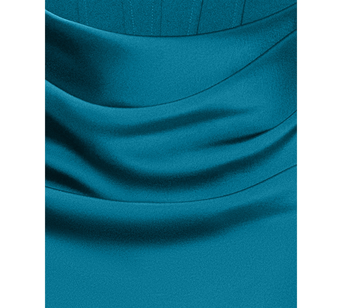 Betsy & Adam Women's Mixed-Media Strapless Corset Gown