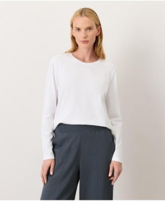 Women's Organic Cotton Luxe Signature Long Sleeve Tee