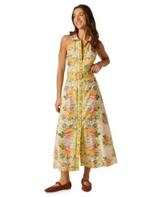 Women's Printed Sleeveless Dress