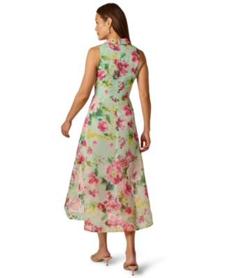 Women’s Printed High-Low Midi Dress