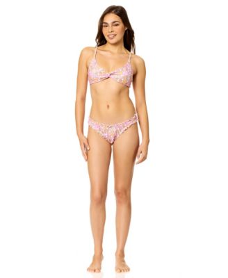 Women's Twisty V-Neck Bikini Top