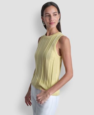 Women's Crew Neck Sleeveless Sweater