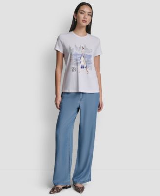 Women's Statue of Liberty Graphic Short-Sleeve T-Shirt