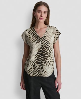 Women's V-Neck Sleeveless Top