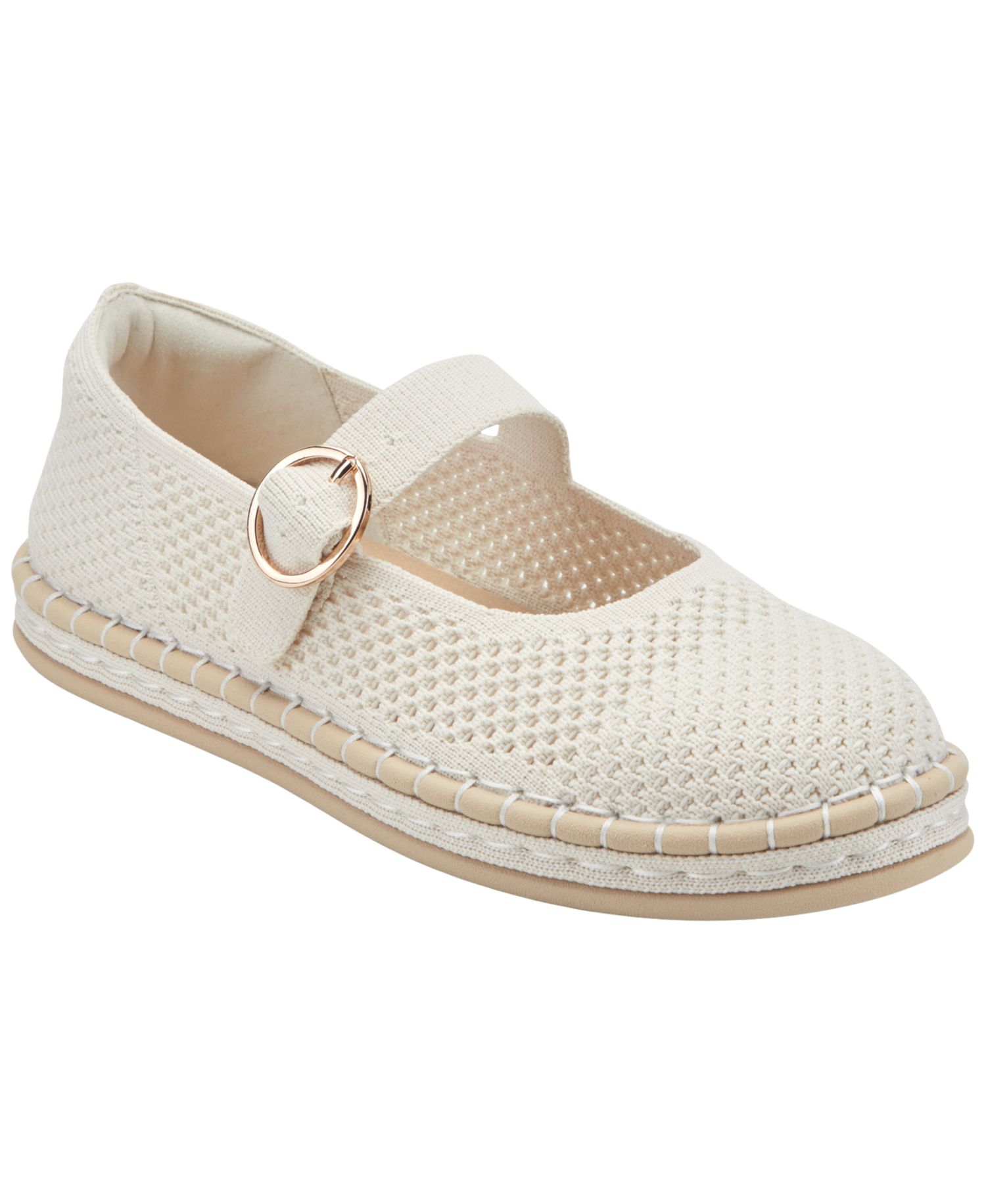 Women's Francene Knit Mary Jane Espadrille Flats