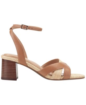 Women's Delicia eFlex Leather Block Heel Dress Sandals