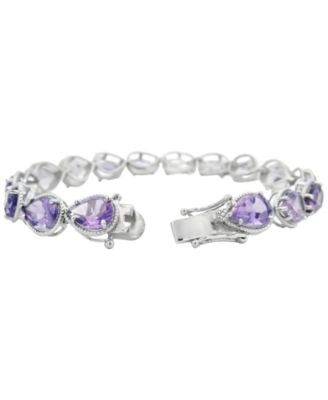 Pink Amethyst (24.40 ct. t.w.) Bracelet in Sterling Silver
