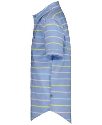 Boys' 8-20 Stripe Short-Sleeve Woven Shirt