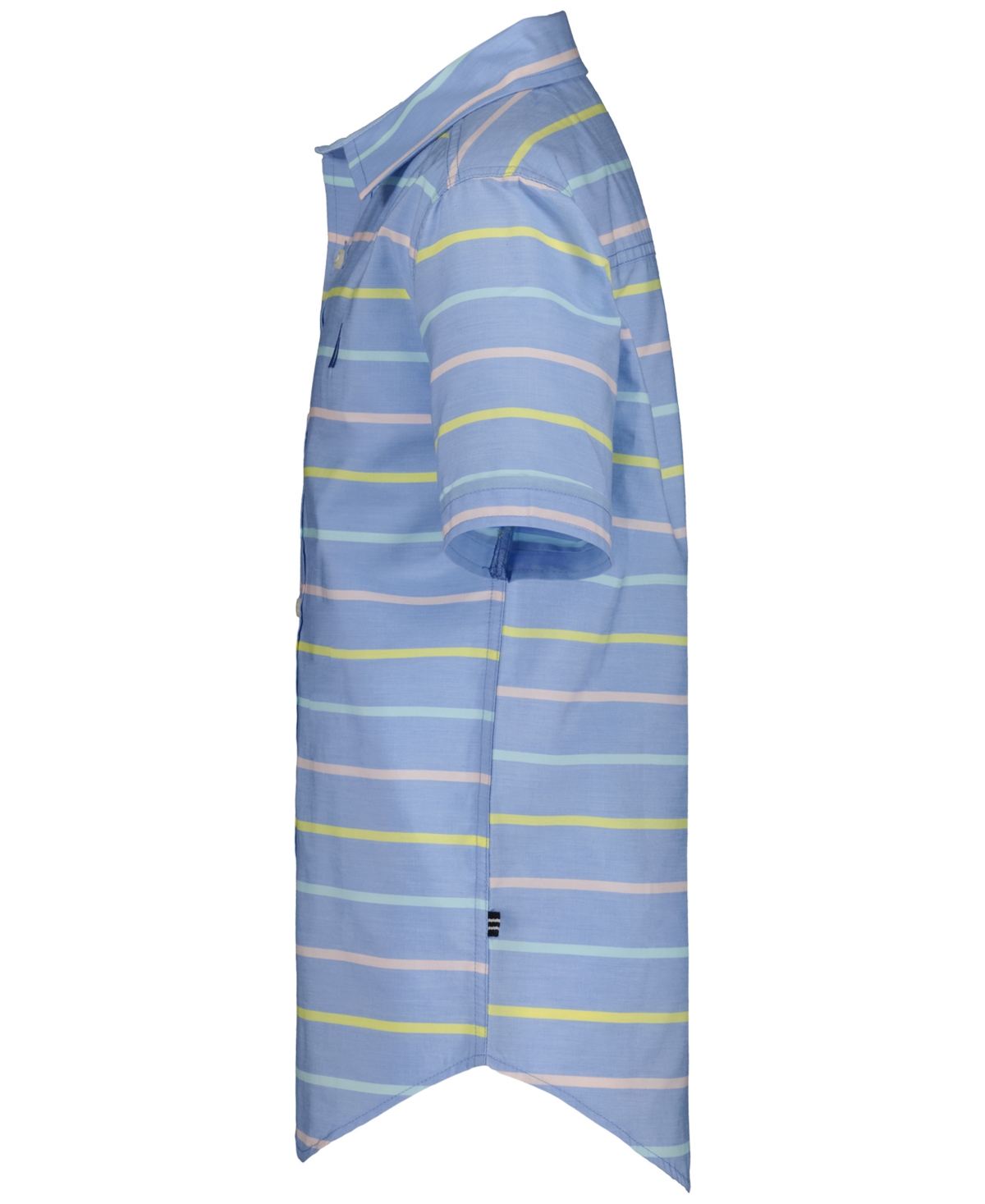 Nautica Boys' 8-20 Stripe Short-Sleeve Woven Shirt