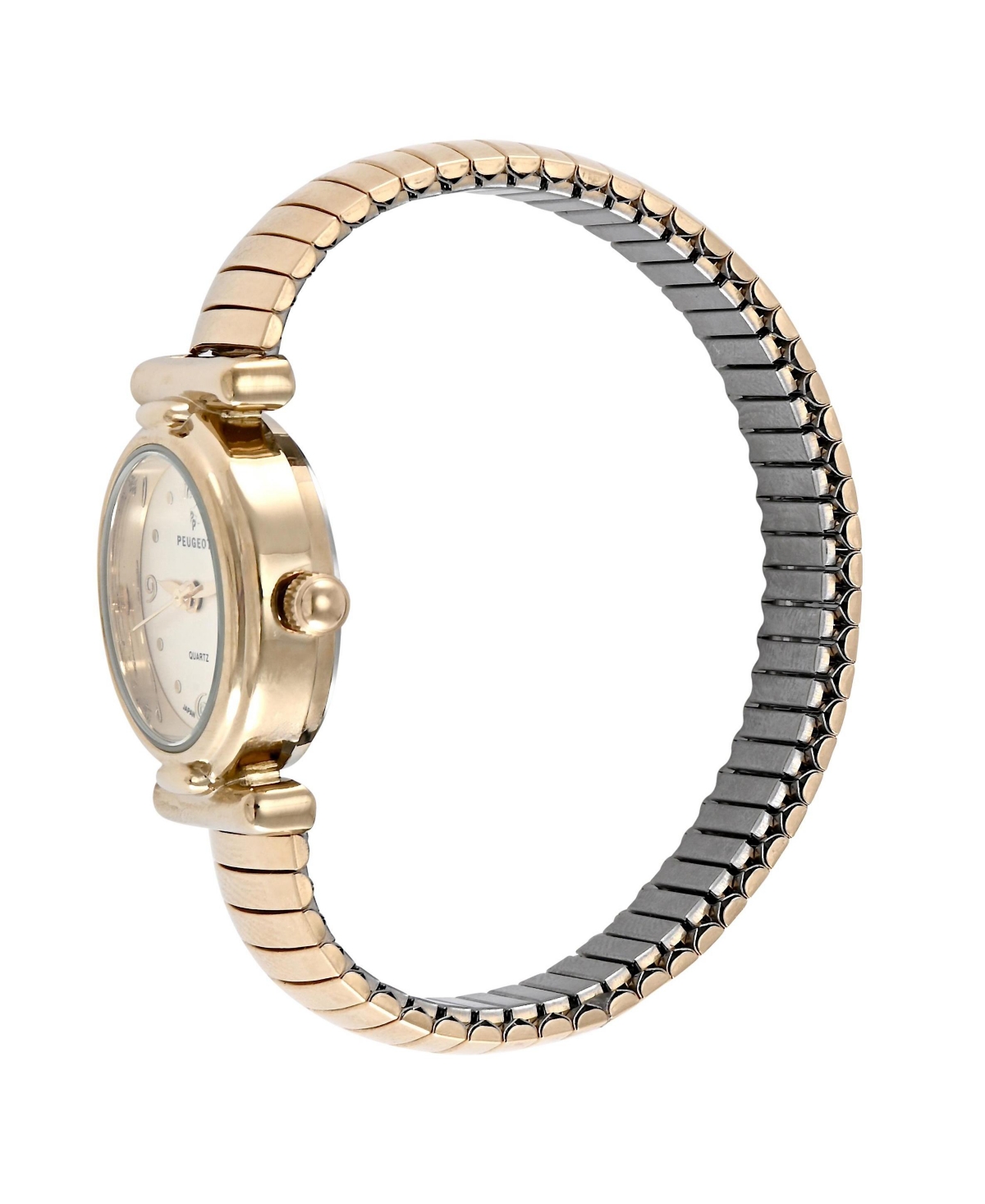 Peugeot Women's Round 25mm Easy-Read Expansion Bracelet Watch