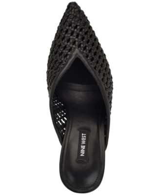 Women's Grasso Woven Dress Mules Pumps