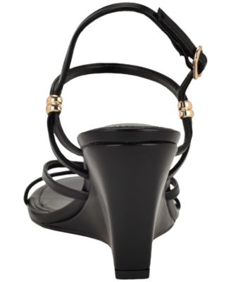 Women's Devva Strappy Ornamented Wedge Dress Sandals