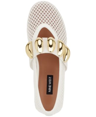 Women's Dorra Mesh Ornamented Mary Jane Dress Flats