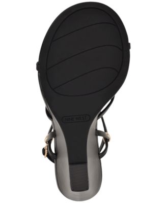 Women's Deklyn Strappy Ornamented Wedge Dress Sandals