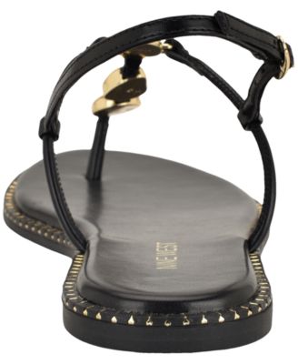 Women's Derika Ornamented T-Strap Slingback Sandals