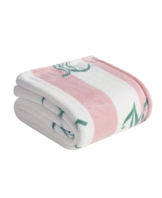 Cabana Plush Striped Throw, Twin/Twin XL