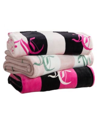 Cabana Plush Striped Throws