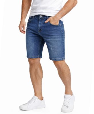 Men's Slim-Fit Stretch Denim Shorts