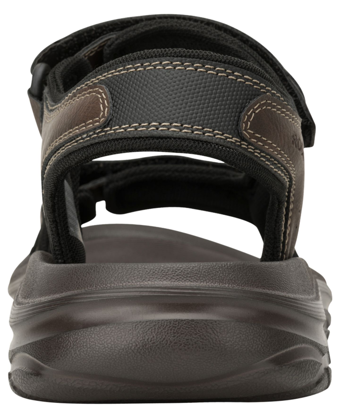 Мужские сандалии Rockport Hutch Quarter Strap, цвет: Тёмный коричневый — фото 3
