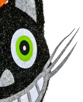 23" Pre-Lit Pumpkin and Cat