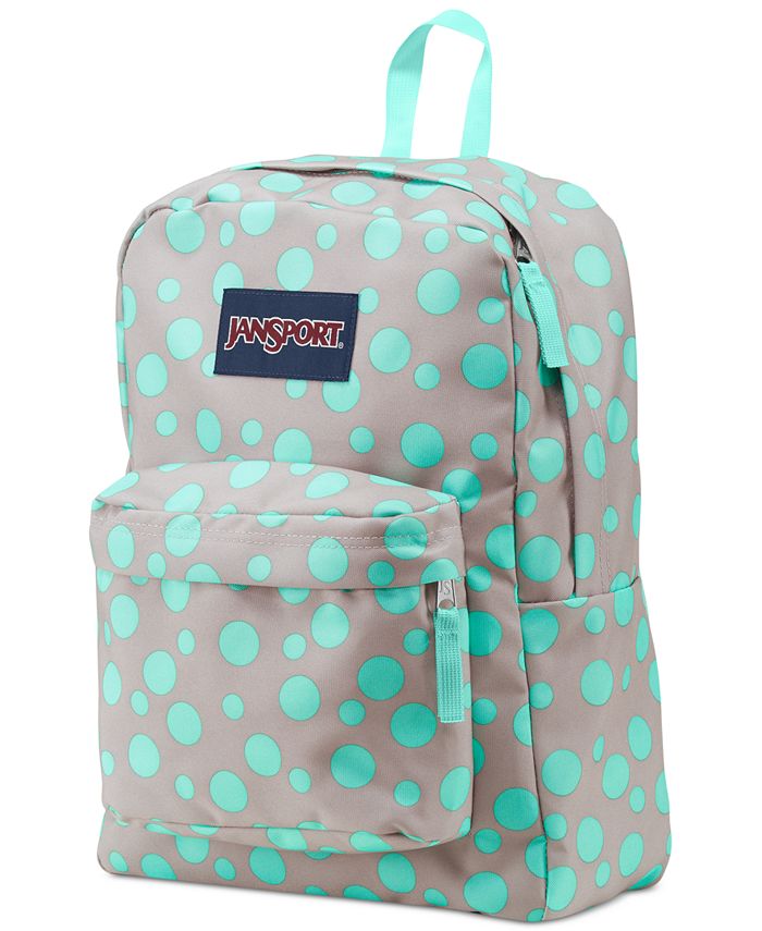 Jansport Superbreak Backpack in Gray Rabbit Sylvia Dot Macy's