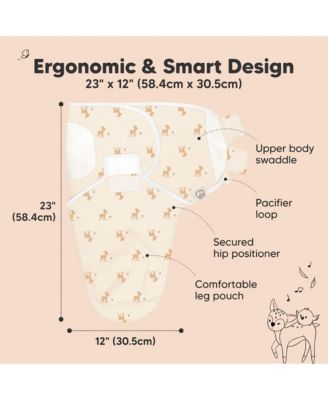 3pk Soothe Baby Swaddle, Organic Baby Swaddle Sleep Sacks, Newborn, Infant Swaddle Sack