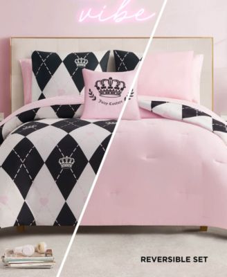 Royal Argyle Reversible 8-Pc. Comforter Set, Queen