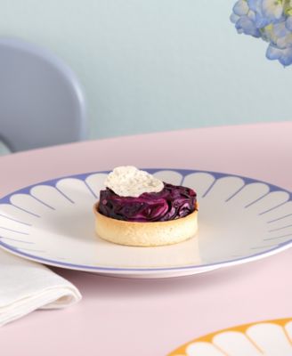 Fleur Abstract Floral Dinner Plate