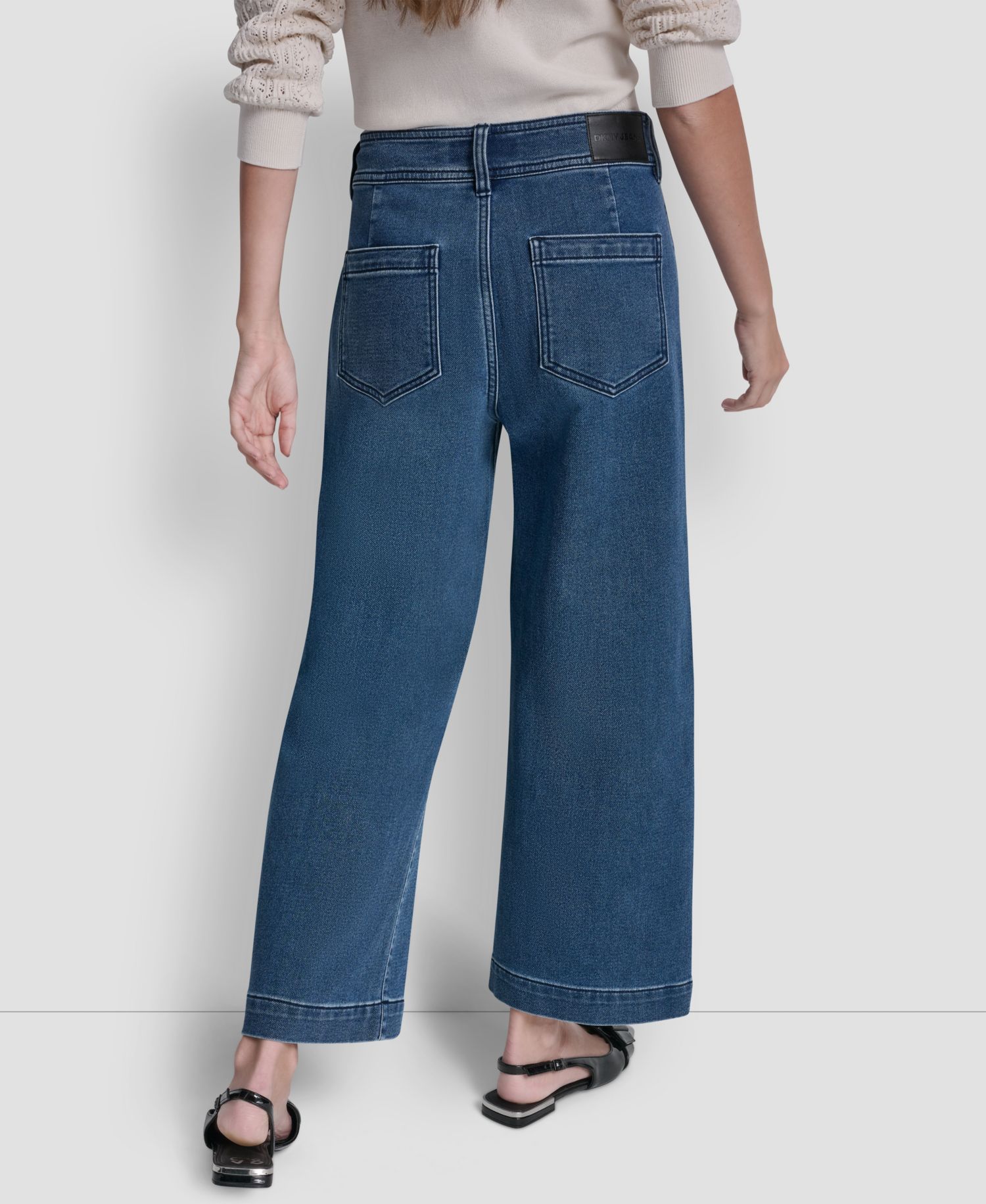 Petite High-Rise Stretch Ankle Pants