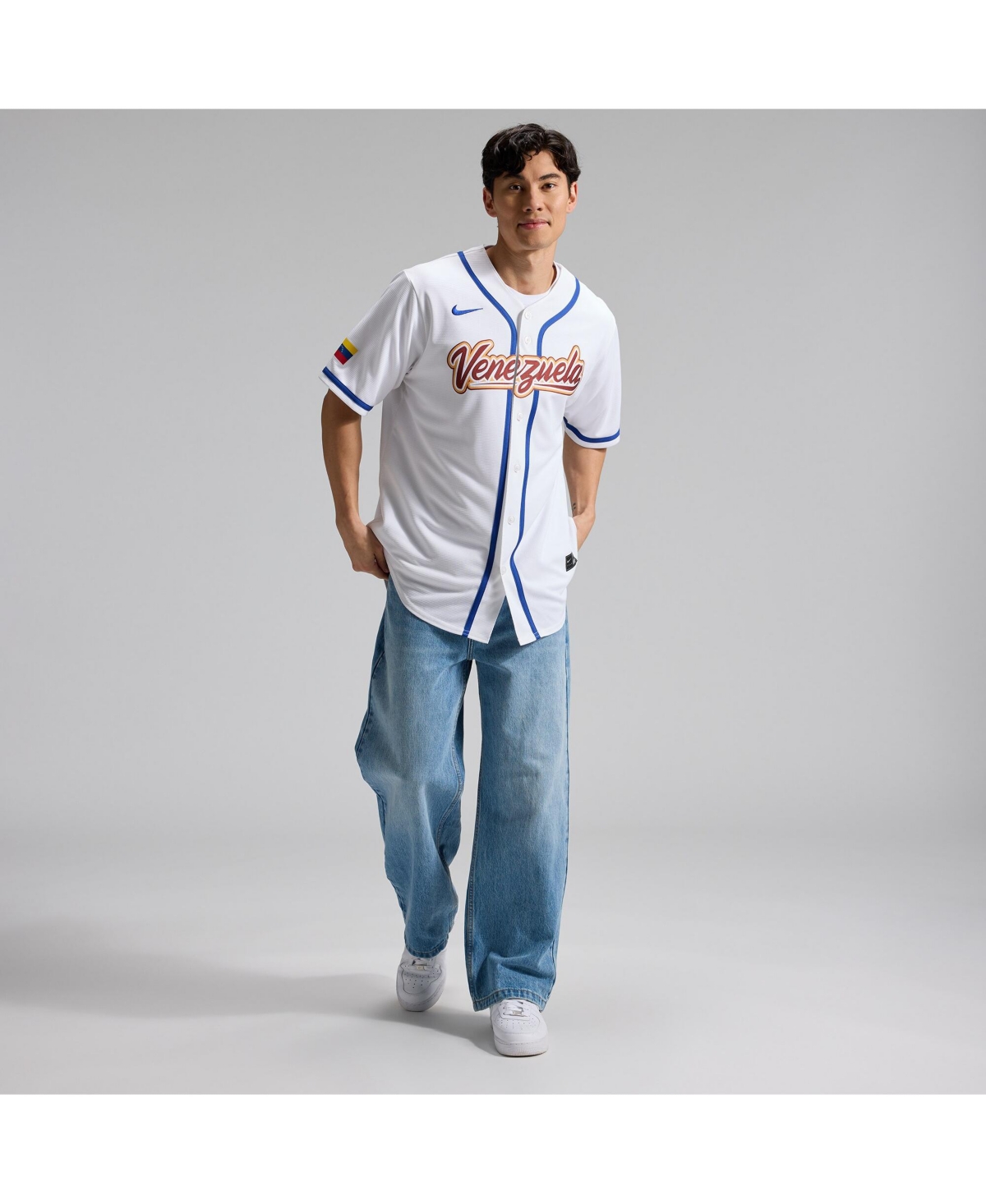 Nike Men's White Venezuela Baseball 2026 World Classic Stadium Jersey