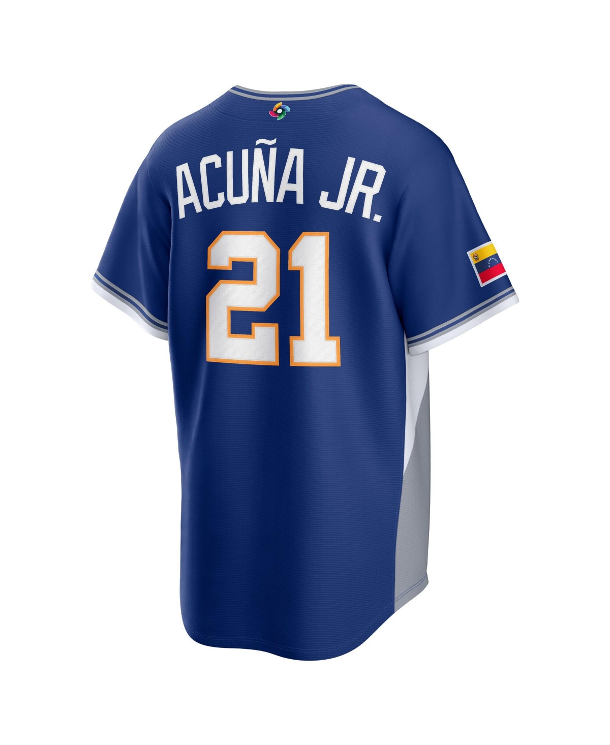 Nike Men's Ronald Acuna Jr. Royal Venezuela Baseball 2026 World Classic Stadium Jersey