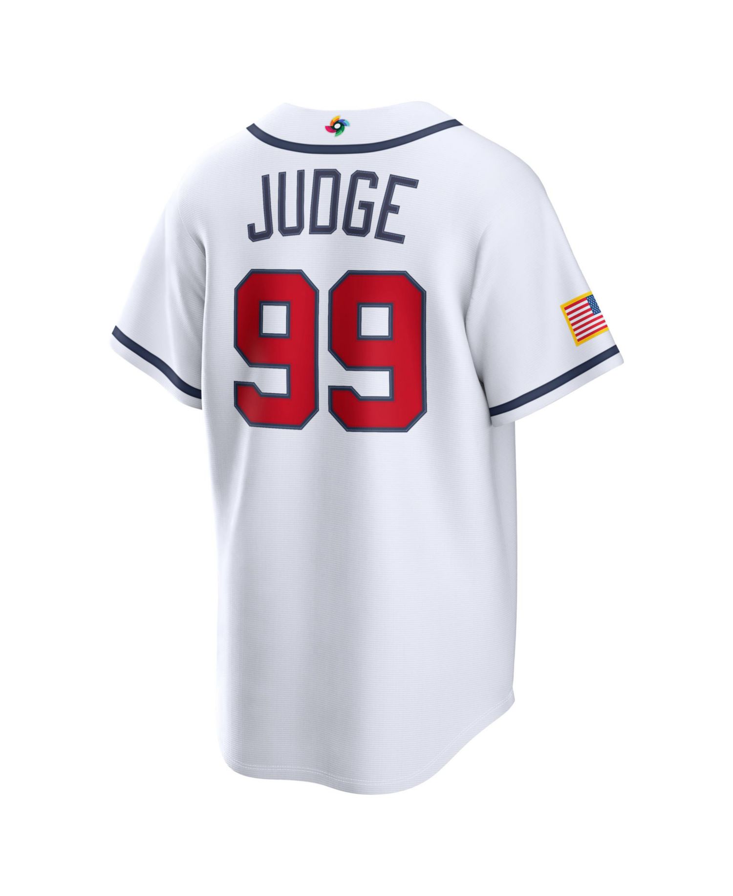 Men's Aaron Judge White USA Baseball 2026 World Baseball Classic Stadium Jersey